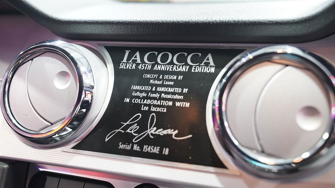2009 Ford Mustang Iacocca 45th Anniversary Edition 1 of 45 built — photo 6