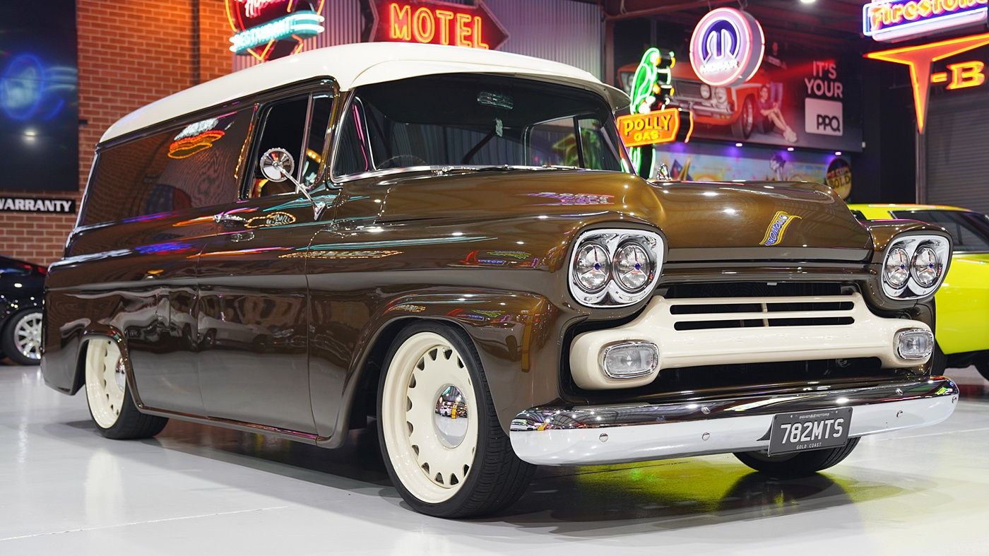 1959 RHD Chev Apache Panel Truck w/454 Big Block — photo 3
