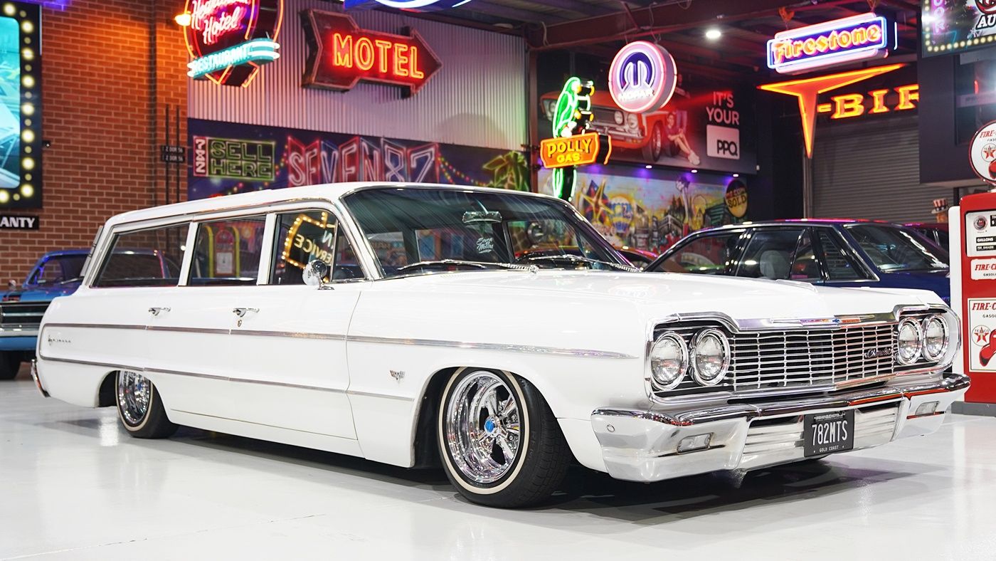 1964 Chevy Air Bagged Impala Wagon — photo 4