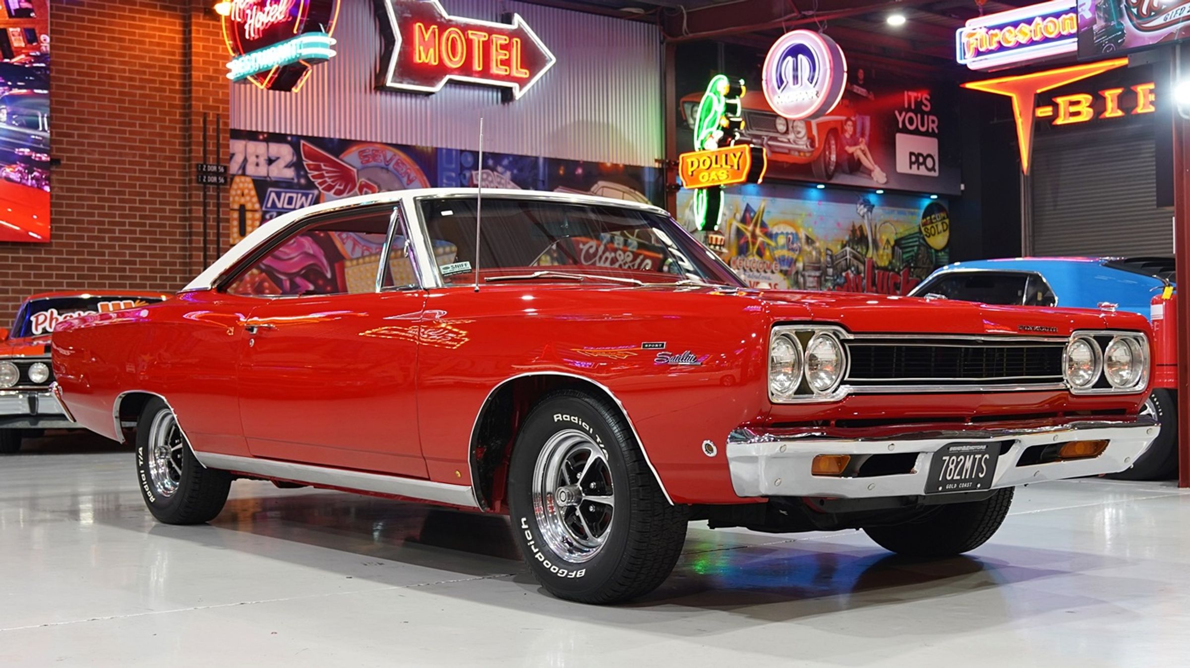 1968 Plymouth 383 Pistol Grip Manual Satellite - SEVEN82MOTORS