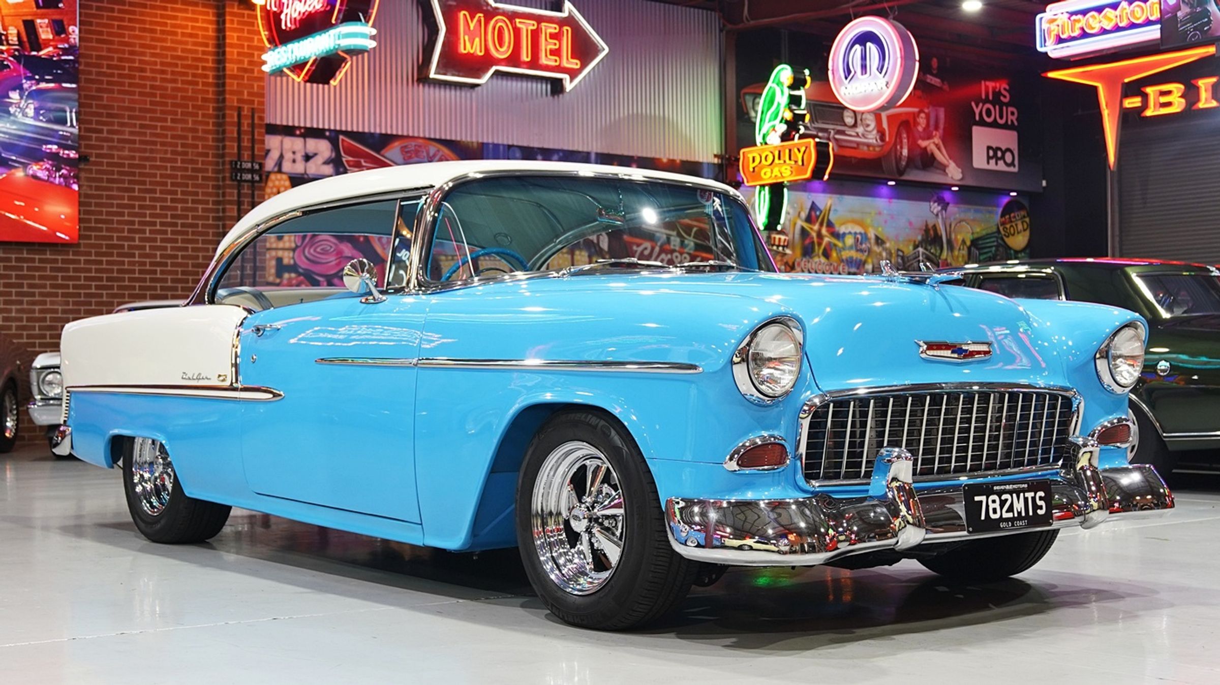 NO RESERVE! 1955 RHD Chevy Big Block BelAir - SEVEN82MOTORS