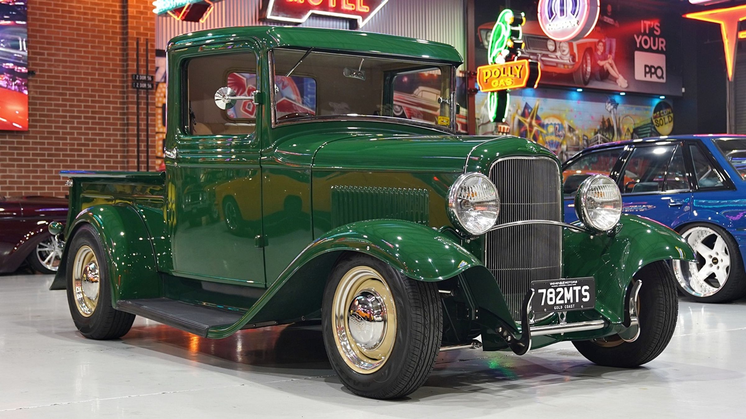 1932 Ford "All Steel" Hot Rod Closed Cab Pick Up