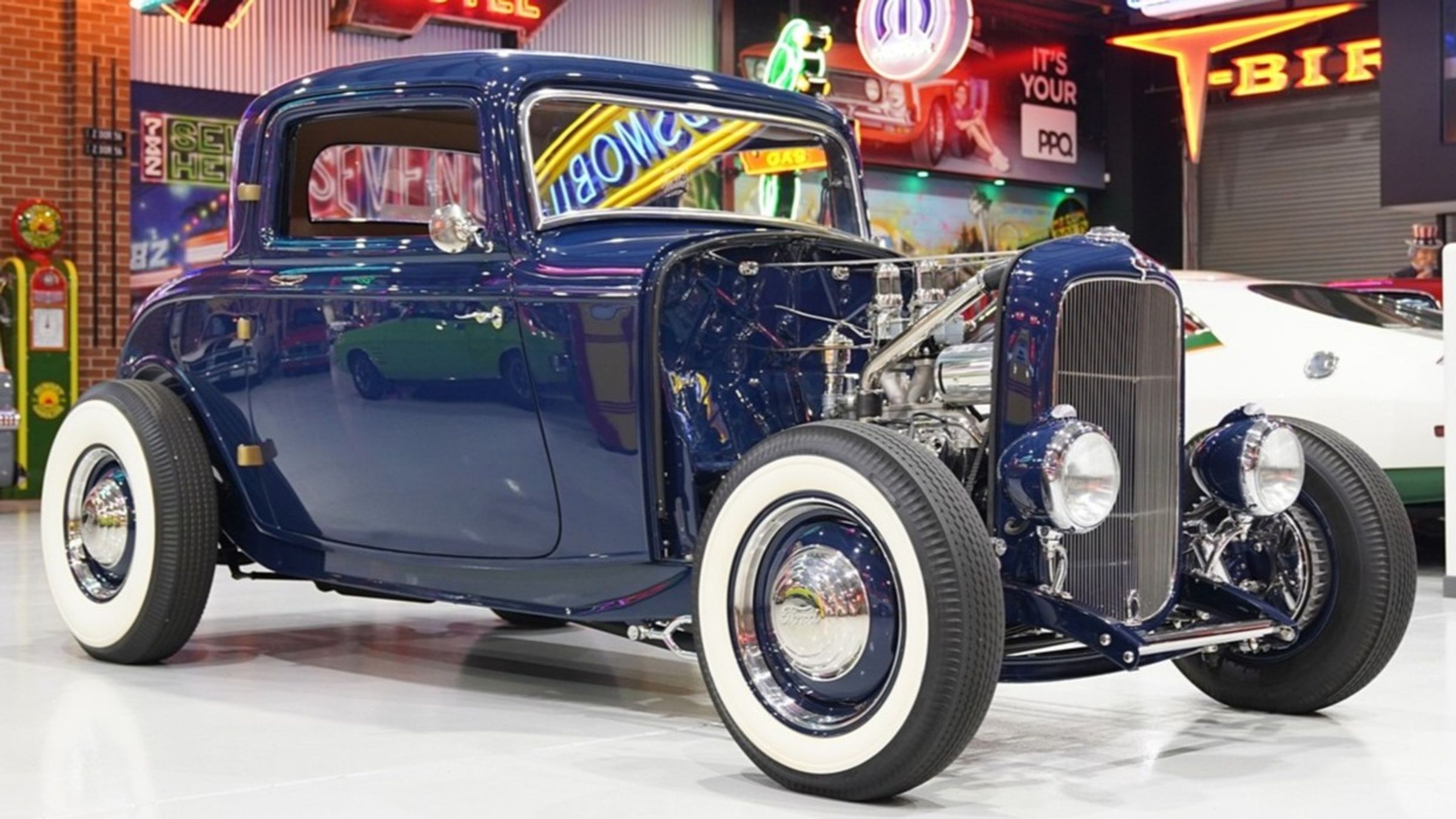 1932 Ford "all steel" Magazine Featured Three Window Hot Rod