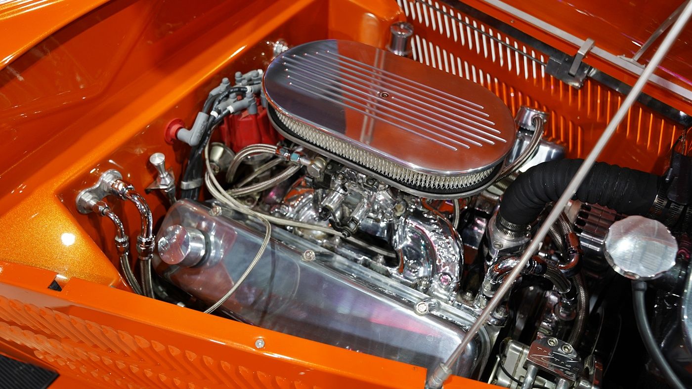 1934 Ford Style Dash Panel With Engine Turned Insert – Polished Aluminum By FPM Metals